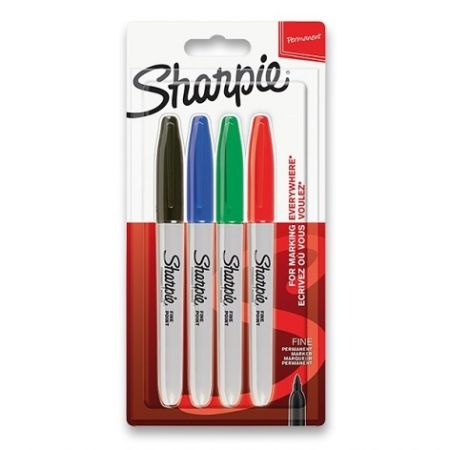 Permanentní popisovač Sharpie Fine sada 4 ks