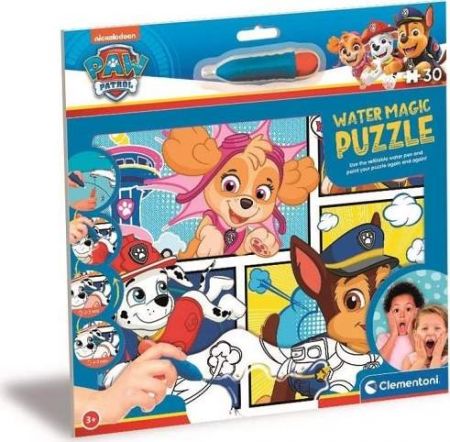 Puzzle s malováním vodou Water Magic: Tlapková patrola 30 dí