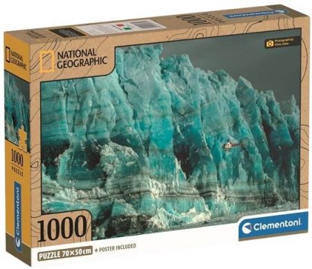 Puzzle NATIONAL GEOGRAPHIC 1000 Vrtulník zkoumá stěnu Hubba