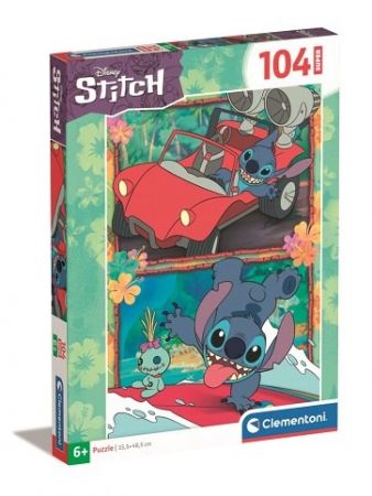 Puzzle 104 super Disney Stitch