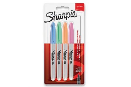 Permanentní popisovač Sharpie Fine pastelové barvy 4ks