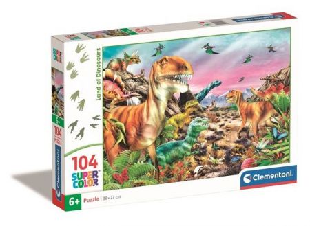 Puzzle 104 země dinosaurů