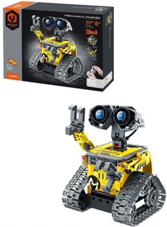 Stavebnice 3v1 R/C Robot &amp; Pásový mechanický dinosaurus 430 ks