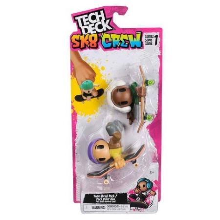 TECH DECK SK8 Crew Fingerboard s figurkou dvojbalení