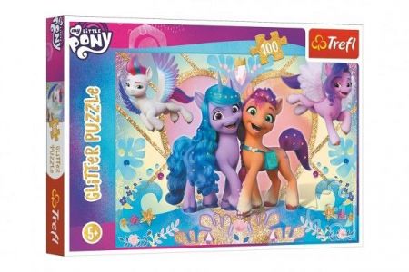 Puzzle My Little Pony třpytivé 100 dílků