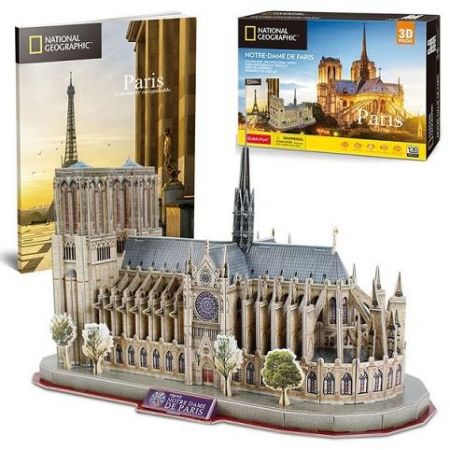 Puzzle 3D National Geographic - Notre Dame - 128 dílků