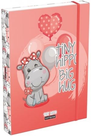 Box na sešity A5 Lollipop Thiny Hippo 24