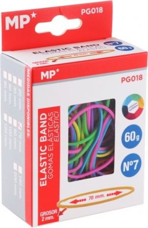 Gumičky barevné fluo mix 70mm 60g PG018