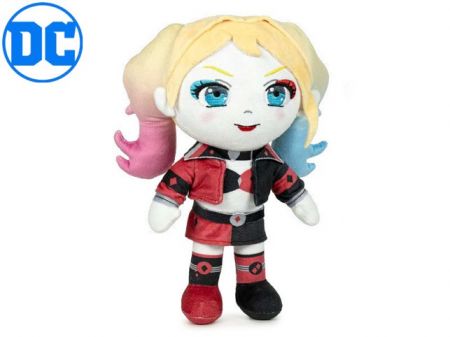 DC Harley Quinn plyšová 27cm stojící na kartě