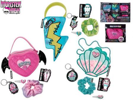 Monster High mini kabelka s doplňky 3druhy v krabičce