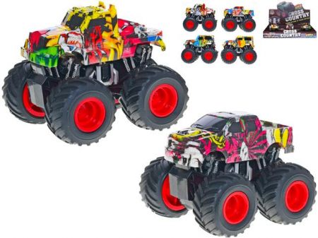 Monster truck 12cm na setrvačník 6druhů