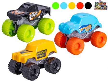 Mini truck vozidla 8cm 3druhy 5barev 18m+