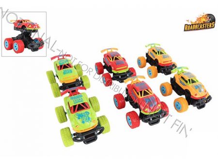 Roadblasters auto 9cm narážecí na setrvačník 2druhy 3barvy