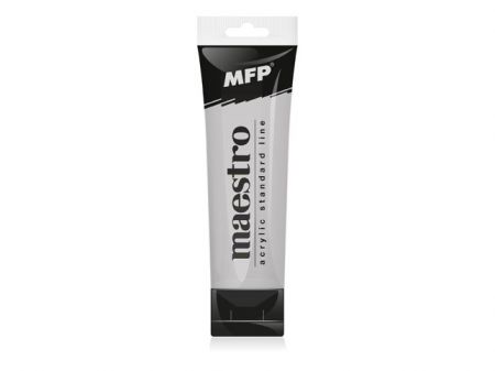 Akrylová barva MFP Maestro 75ml - metallic silver