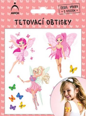 Dětské tetovací obtisky - víly 03