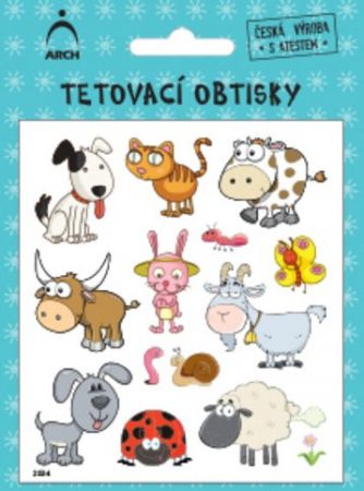 Dětské tetovací obtisky - zvířátka 04