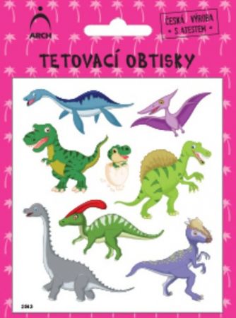 Dětské tetovací obtisky - dinosauři 03