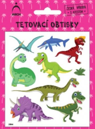 Dětské tetovací obtisky - dinosauři 04