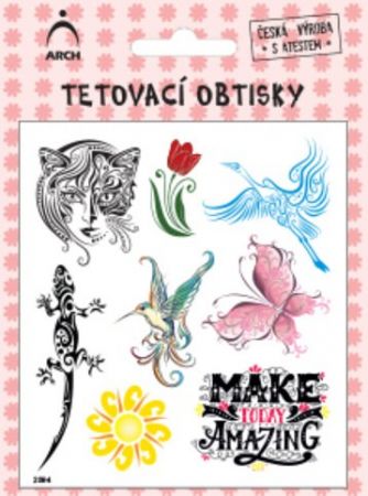 Dětské tetovací obtisky - dívčí ornamenty 04