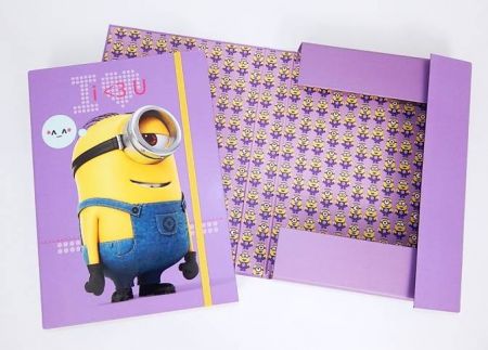 Box na sešity A4 Minions ILoveU 16433104