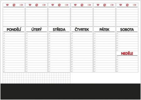Plánovač stolní A2 týd.mapa /OS100/