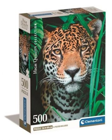 Puzzle 500Jaguar v džungli Compact