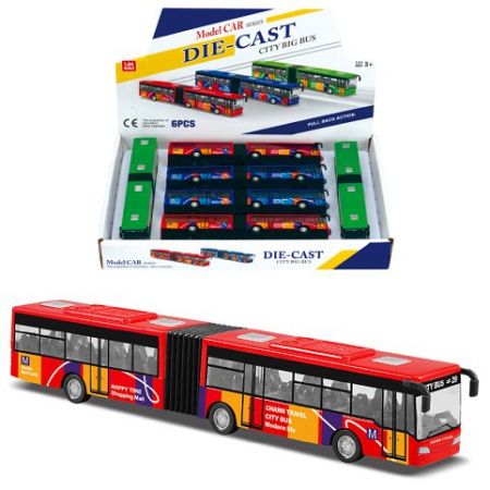 Autobus HARMONIKA - 1:64 - 3 druhy