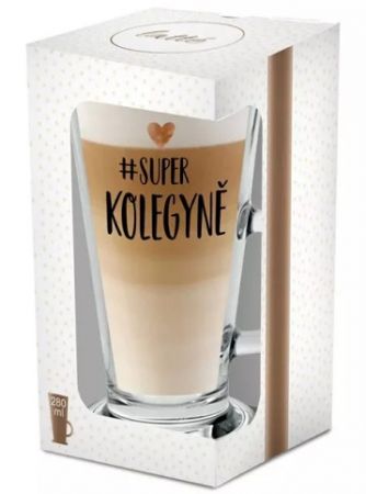 ALBI Sklenice na latte - Super kolegyně