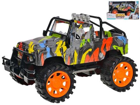 Jeep grafitti 1:14 26cm na setrvačník v krabičce