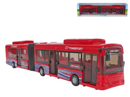 2-Play Traffic autobus 39cm volný chod v krabičce