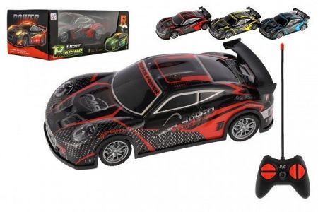 Auto RC závodní 27MHz plast 20cm na baterie