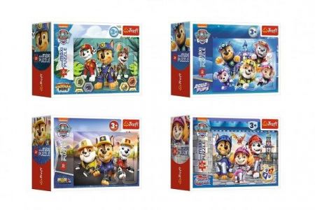 Minipuzzle miniMAXI 20 dílků Tlapková patrola/Paw Patrol 4 druhy v krabičce 11x8x4cm