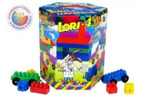 LORI 4 Stavebnice 100ks v krabici