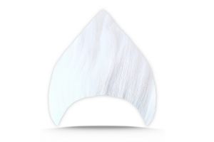 Paruka skřítek BÍLÁ