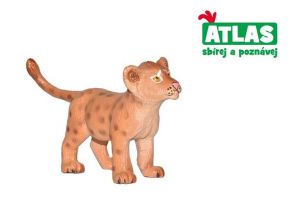 Figurka Lev mládě 7x4cm (lvíče) ATLAS