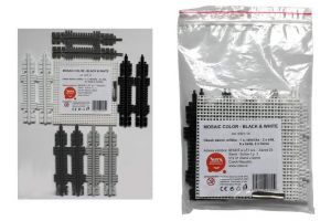 Stavebnice Mosaic Color BLACK & WHITE 11dílků VISTA