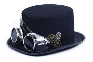 Klobouk s brýlemi Písečný muž 2v1 (klobouk+brýle) HALLOWEEN