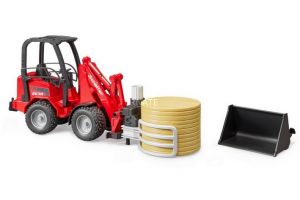 BRUDER 02192 (2192) - Nakladač SCHAFFER + kleště na balíky a příslušenstvím