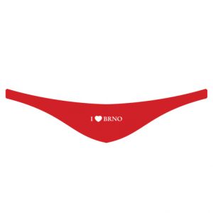 Samostatně NEPRODEJNÉ - šátek pro plyš I love BRNO