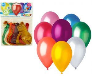 Balónky 10ks mix metal