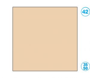 Papír barevný 35 x 50cm korálový