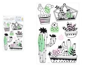 Samolepící dekorace 10452 kaktusy 24 x 42 cm