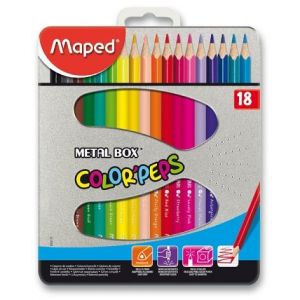 Pastelky Maped Color‚Peps Metal Box 18ks