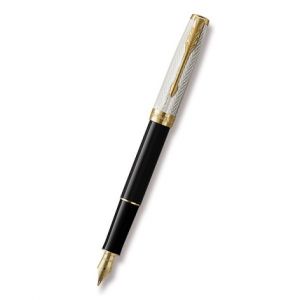 Parker Sonnet Fougere & Black GT plnicí pero 18K, hrot M