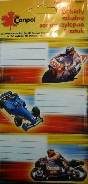 CANPOL-Samolepky na sešity ,,G" EAN: 5902814357804G