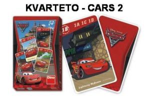 DINO- Karty Kvarteto - Cars 2