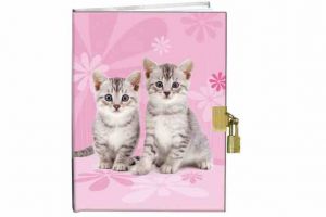 STIL Památník A5 14x19cm se zámkem Kočky