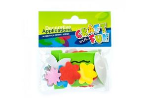 Dekorace květy a tvary pěnové kreativní