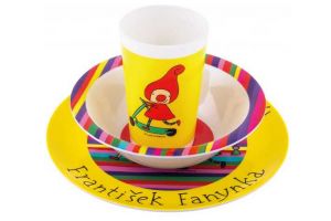 Kouzelná školka 3 dílná sada dětského nádobí