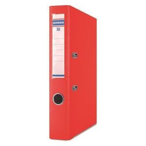 Pákový pořadač "Master", červený, 50 mm, A4, s ochranným spodním kováním, PP/karton, DONAU